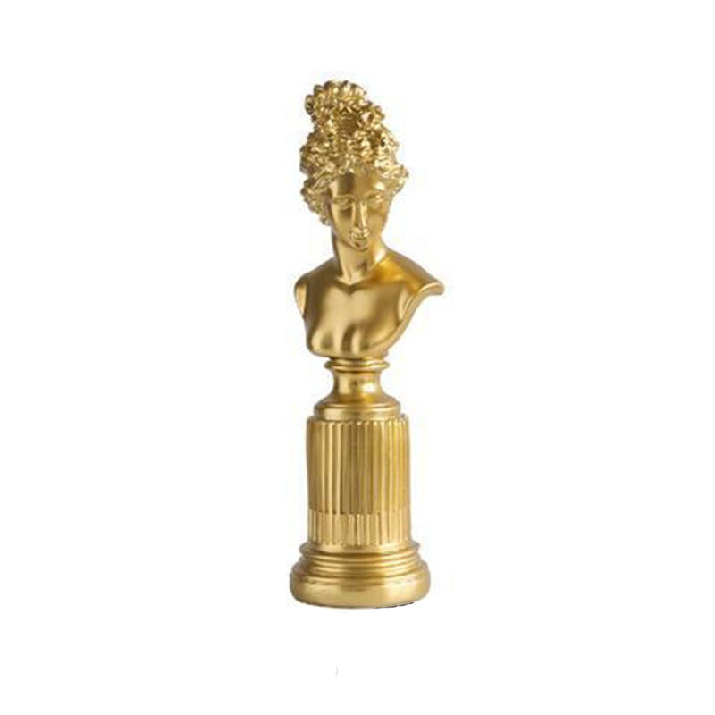 Aphrodite Pedestal Sculpture - Gold
