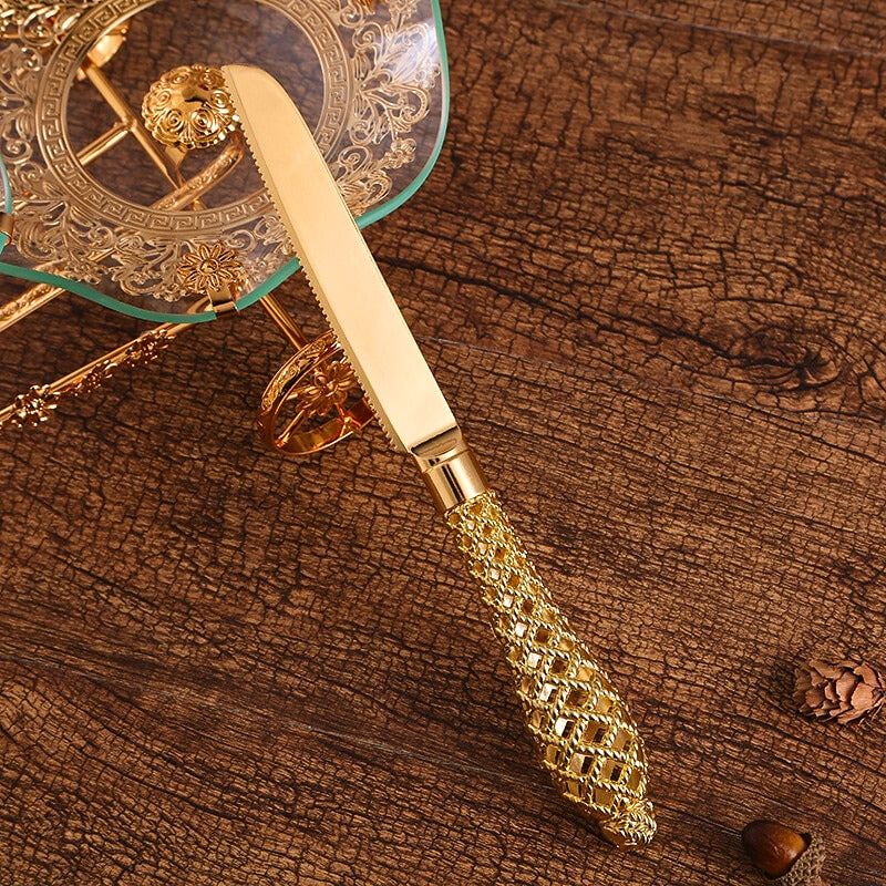 Golden Palace - Lattice Cake Servers