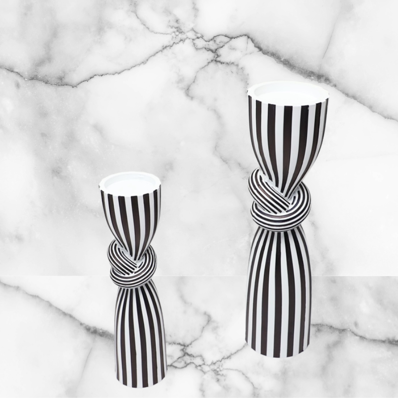 Milanese Knot Candle Holders