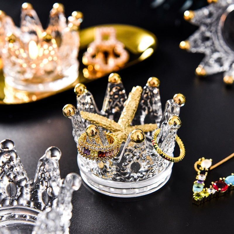 Crown Candle Holder - Two Piece Set