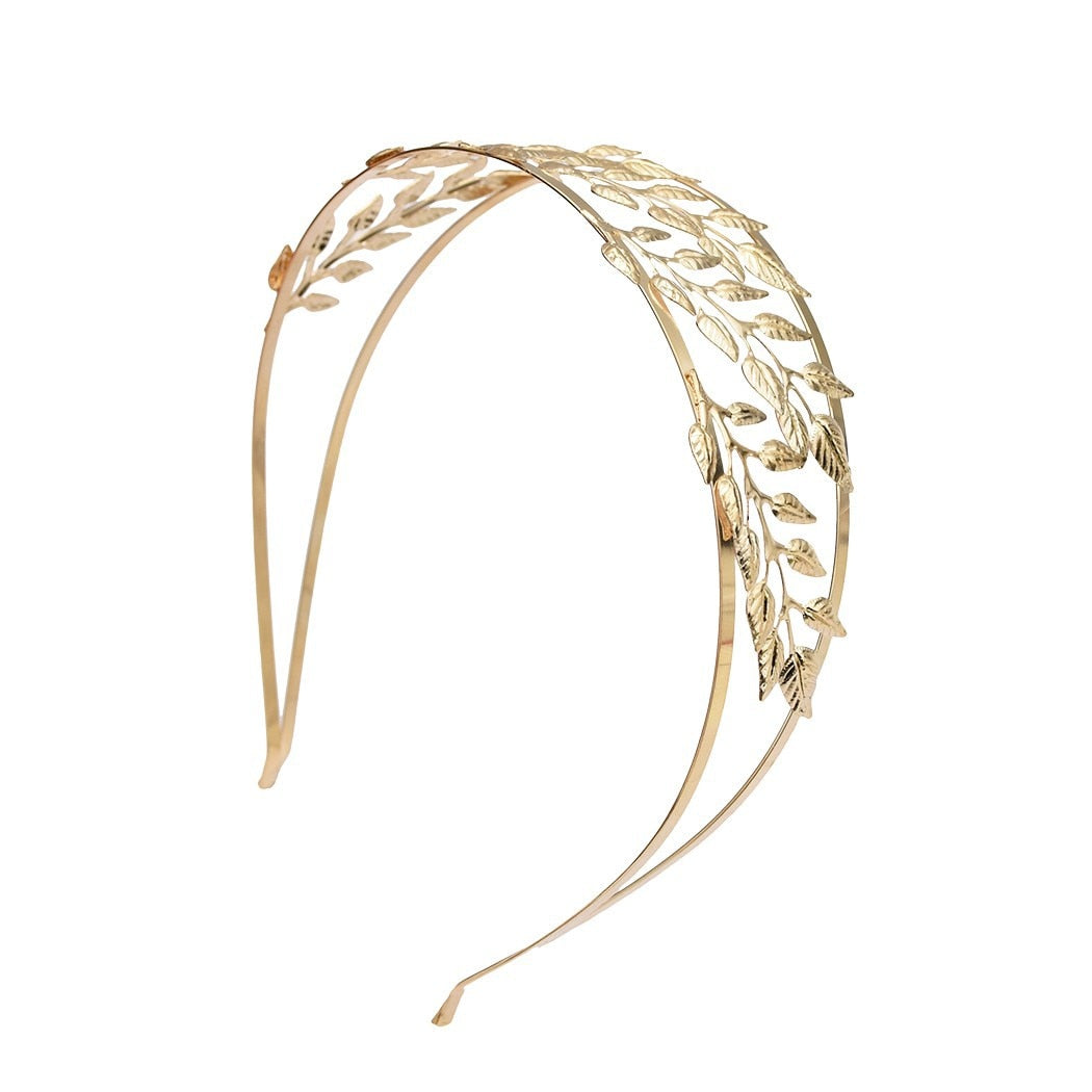 Roman Goddess - Golden High Laurel Crown
