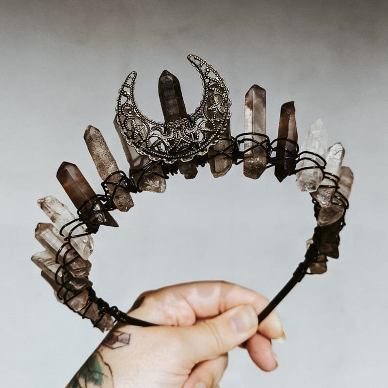 Moon Maiden Magic Headdress - Ice & Earth