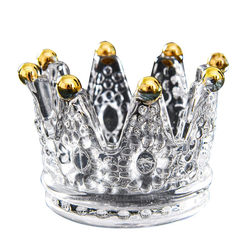 Crown Candle Holder - Two Piece Set