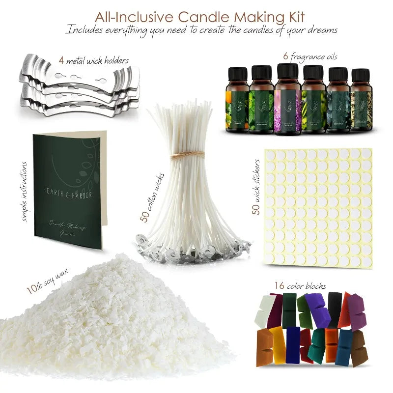 Hearth & Harbor - Candle Making Kit