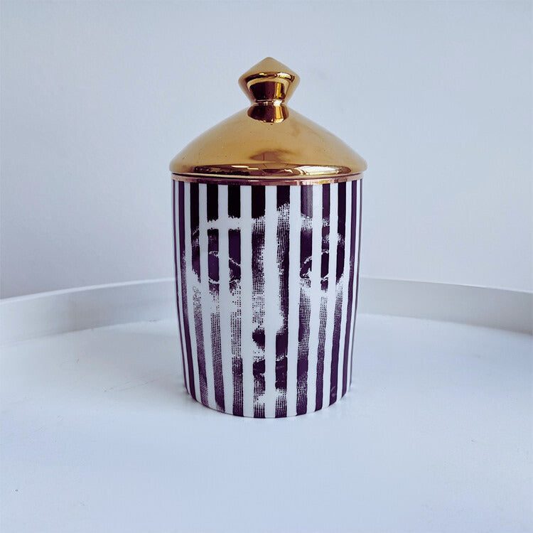 Italian Gold Pop Art Vessel - Verti Gal