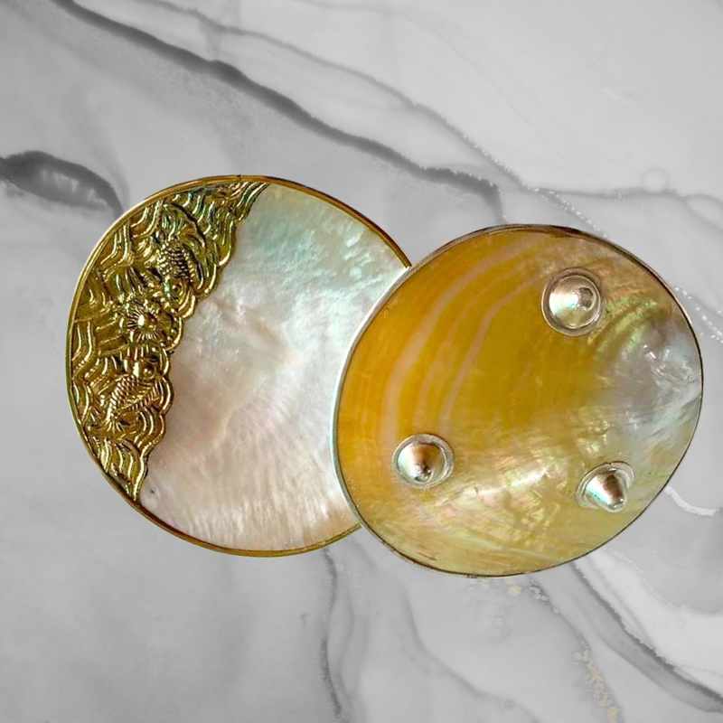 Pearl & Gold Caviar Server