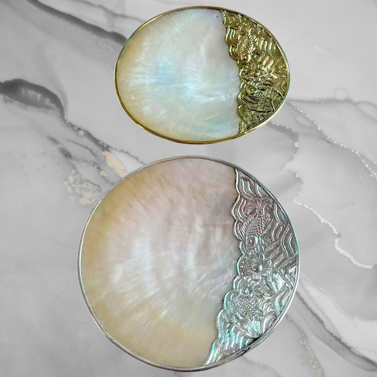 Seashell Fish Caviar Spoons