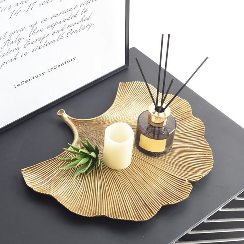 Golden Ginko Leaf