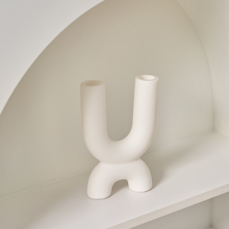 White Flames Candelabra - Twin Flames