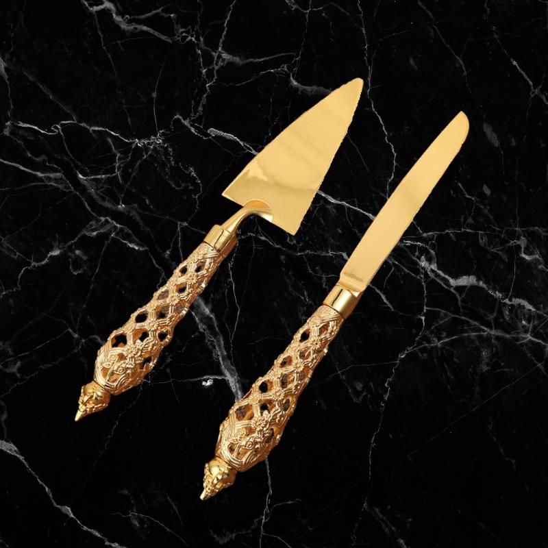 Golden Palace - Lattice Cake Servers