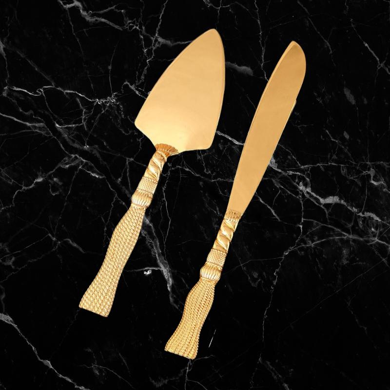 Golden Palace - Tassels Cake Servers