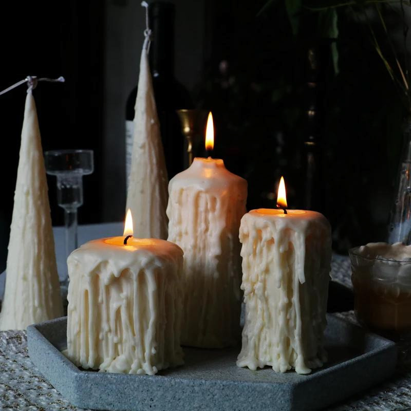 Dripping Wax Candles