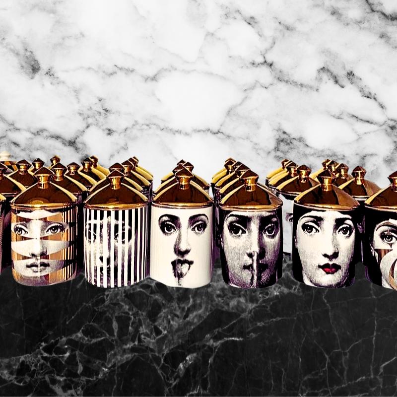 Italian Gold Pop Art Vessels