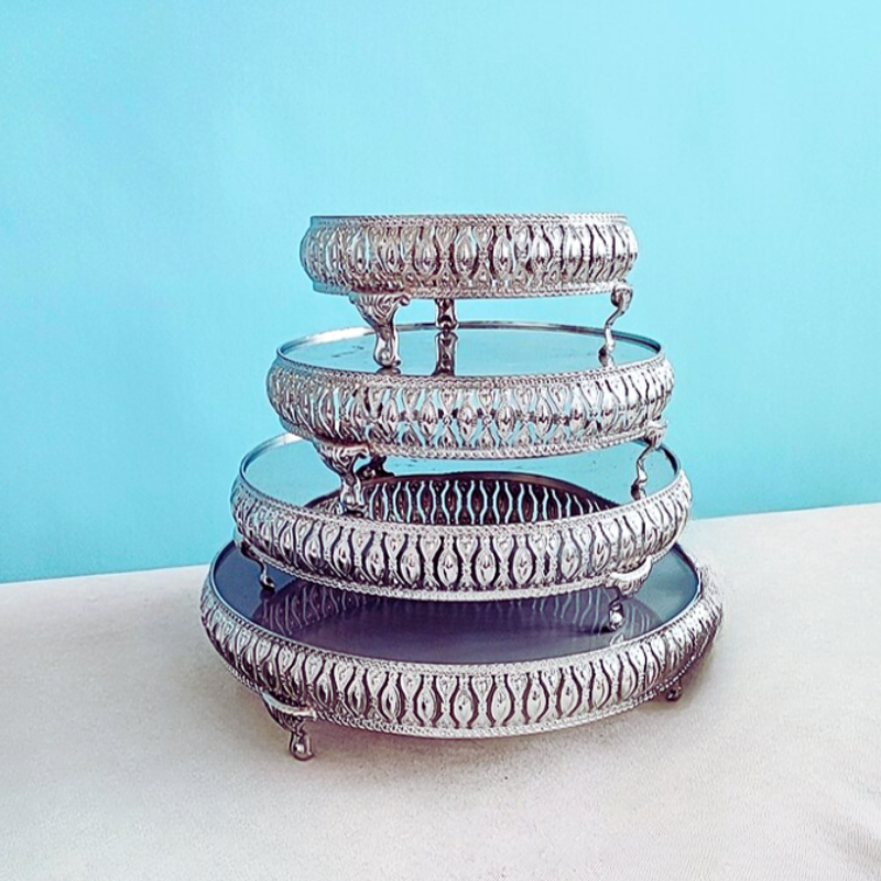 Silver Palace Tiered Platters