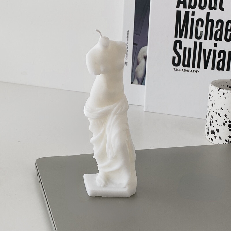 Venus de Milo - Ivory Statue Candle