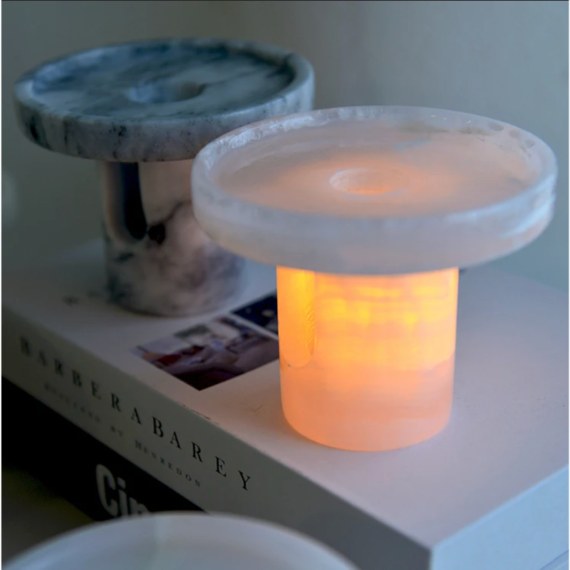 Glo Marble Diffuser -  Bianco