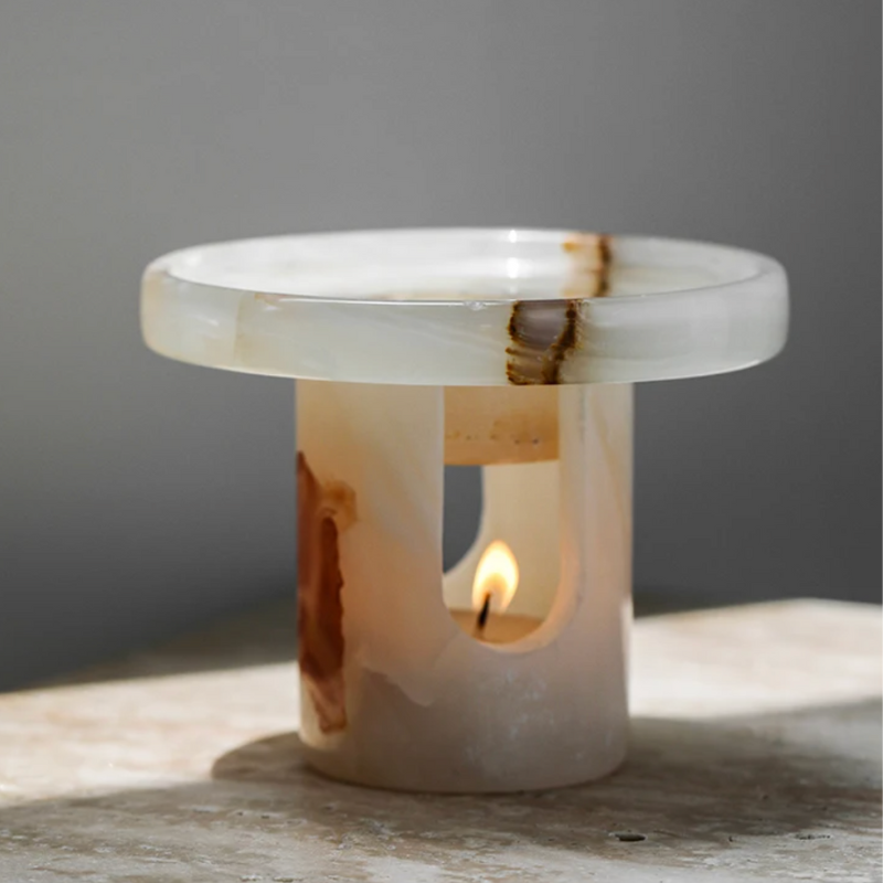 Glo Marble Diffuser -  Bianco