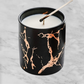 Gold Vein Black Marble - Scented Candle