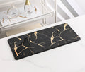 Gold Vein Candle Tray - Black - Large