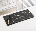 Gold Vein Candle Tray - Black - Medium