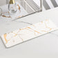 Gold Vein Candle Tray - White - Small