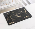 Gold Vein Candle Tray - Black - Extra Large
