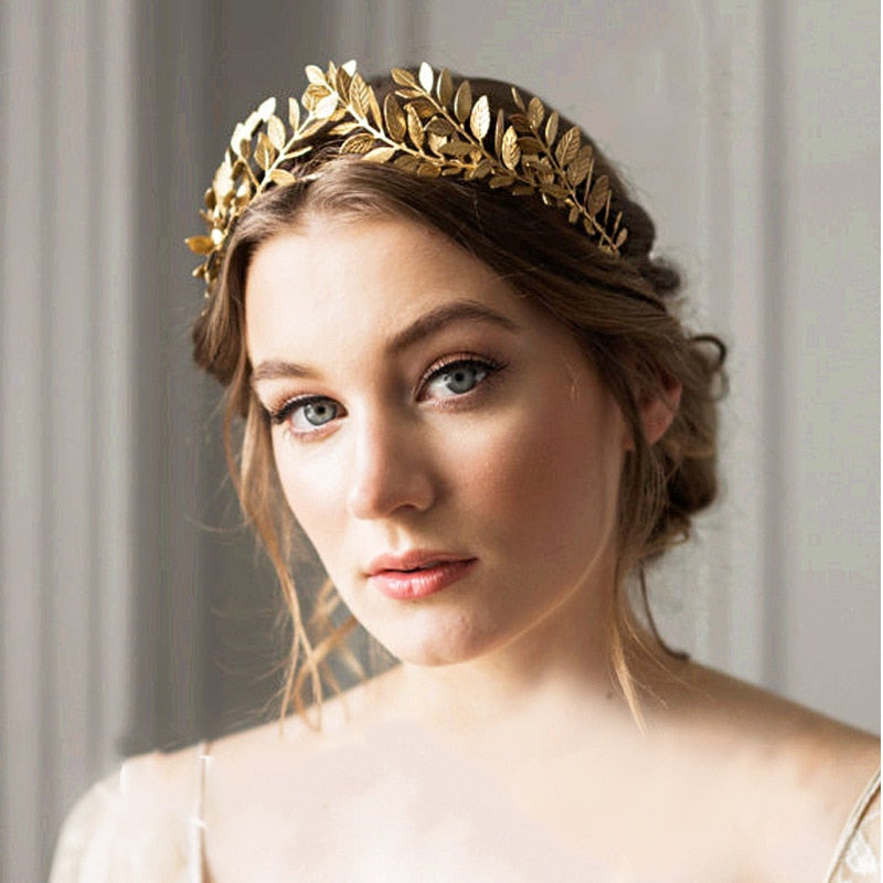 Roman Goddess - Golden Laurels Crown