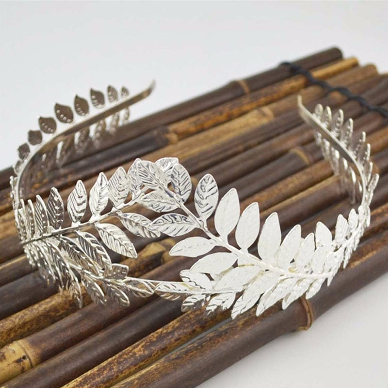 Roman Goddess - Silver Laurels Crown