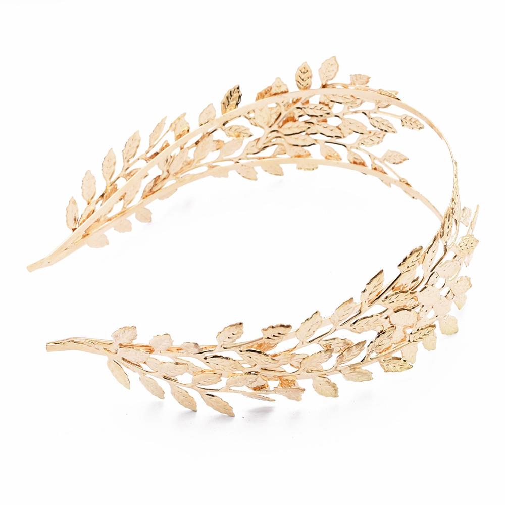 Roman Goddess - Golden High Laurel Crown