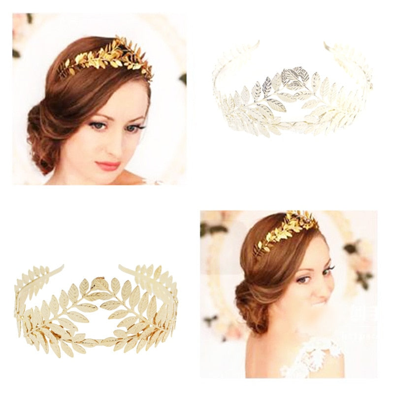 Roman Goddess - Golden Laurels Crown