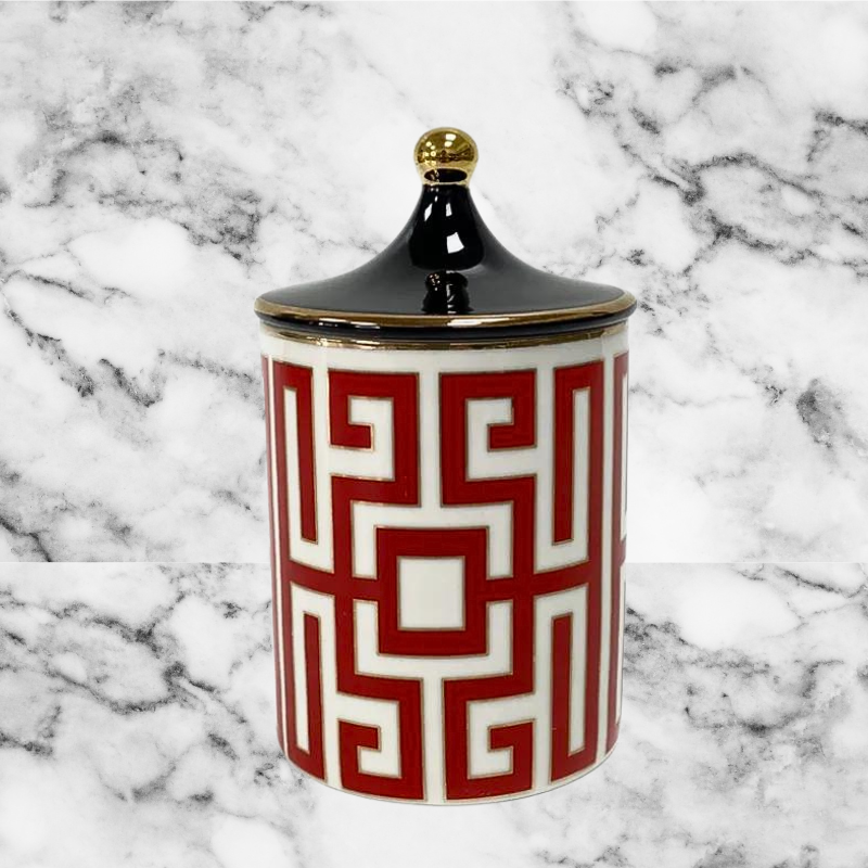 Geo Links Vessel - Black & White