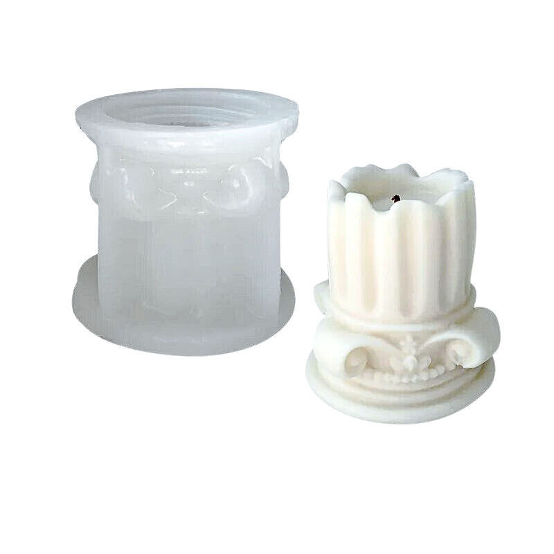 Li'l' Roman Ruins Pillar Candle Mould
