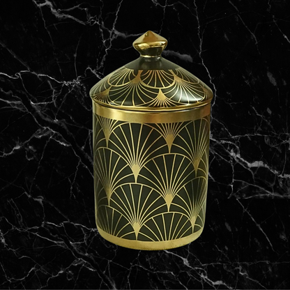 Nero Gold Foil Vessel - Deco Fan