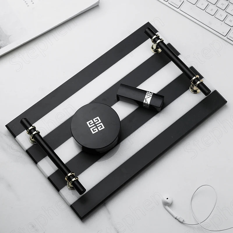 Black & White Stone - Grande Tray
