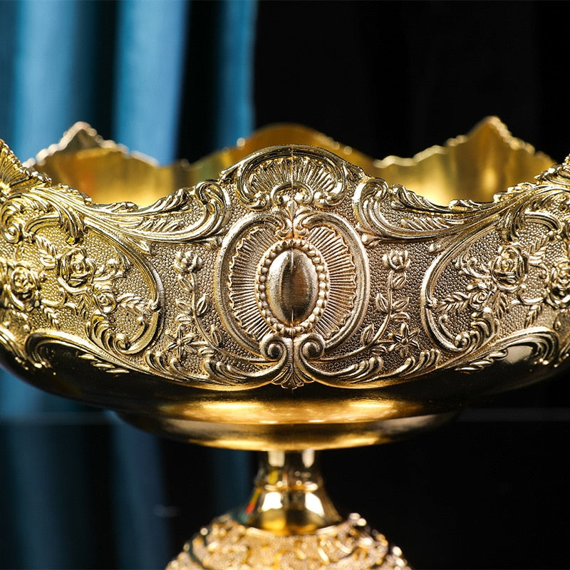 Royal & Pedestaled Golden Bowl