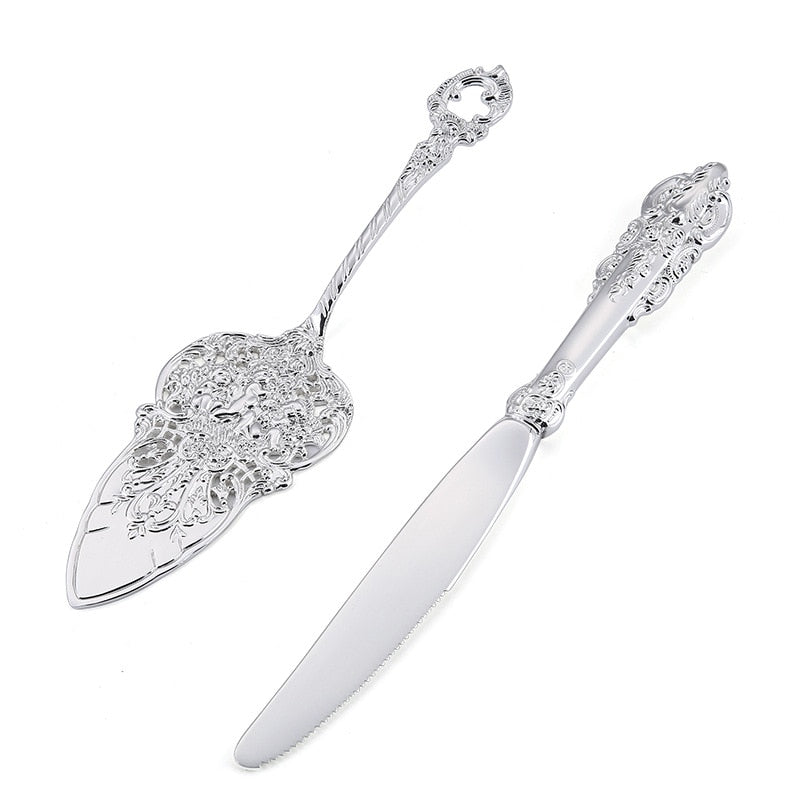 Silver Palace Cake Server Set