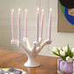 Light The Way Candelabra - Chalk White