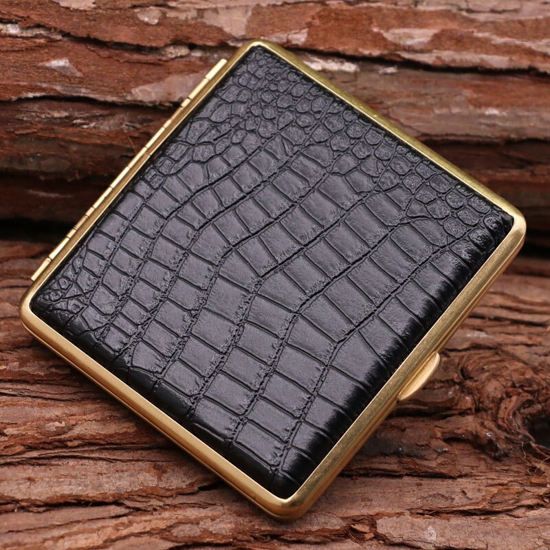 Crocodile Embossed Elegant Leather Case