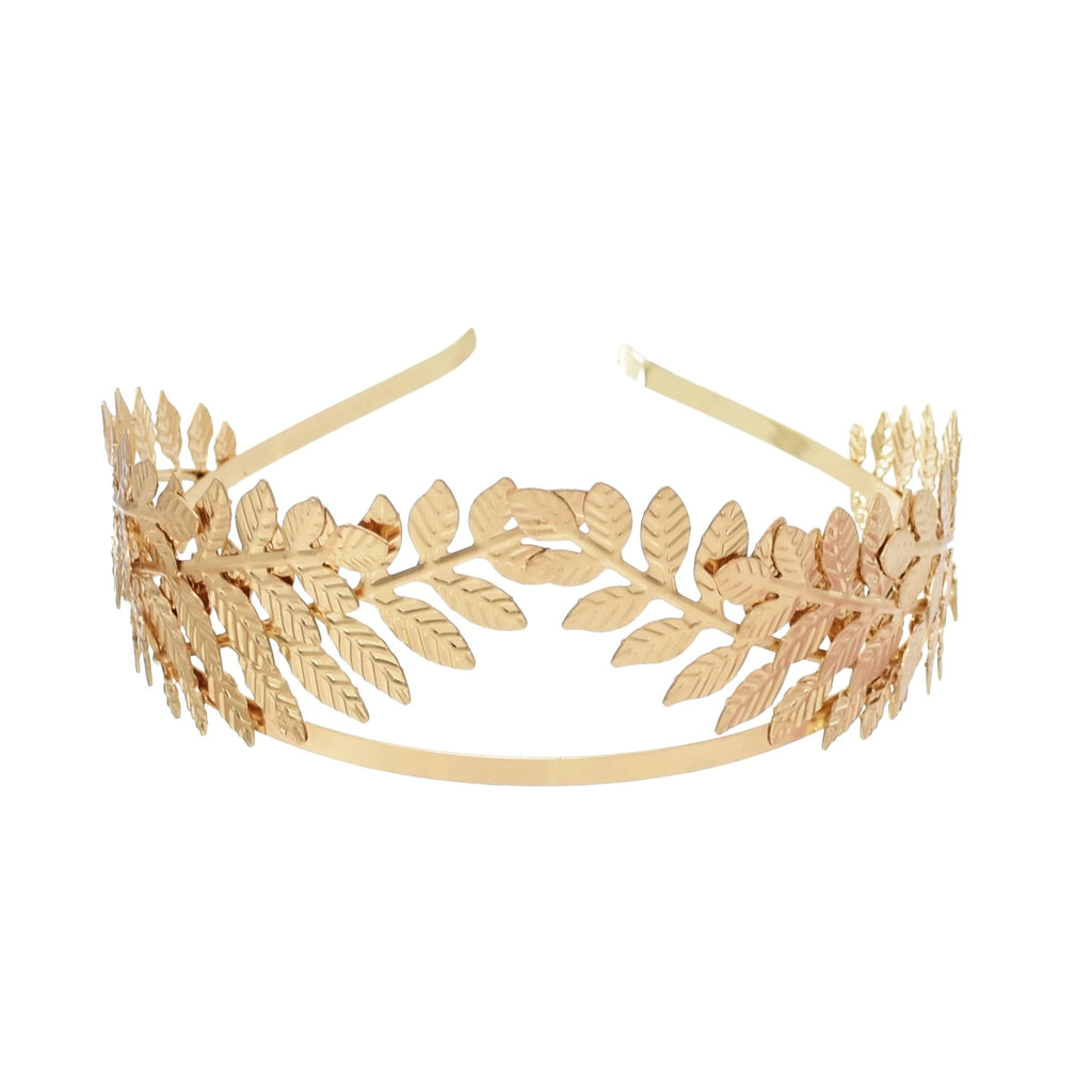 Roman Goddess - Golden High Laurel Crown