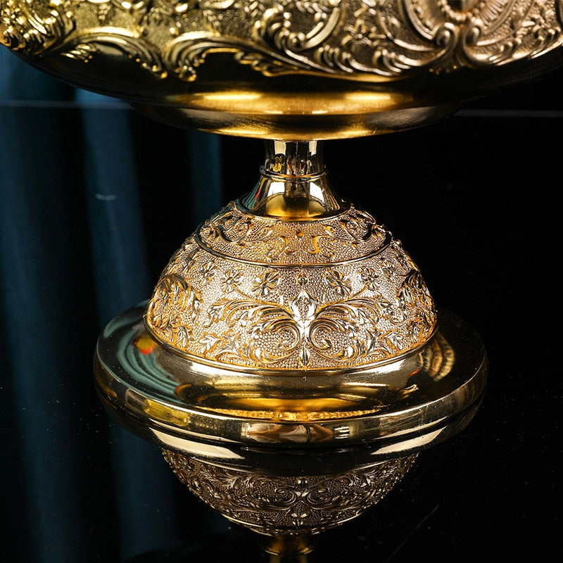 Royal & Pedestaled Golden Bowl