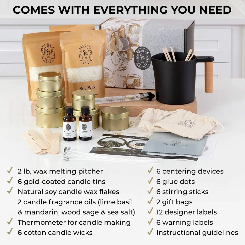 Scandinavian Candle Making Kit