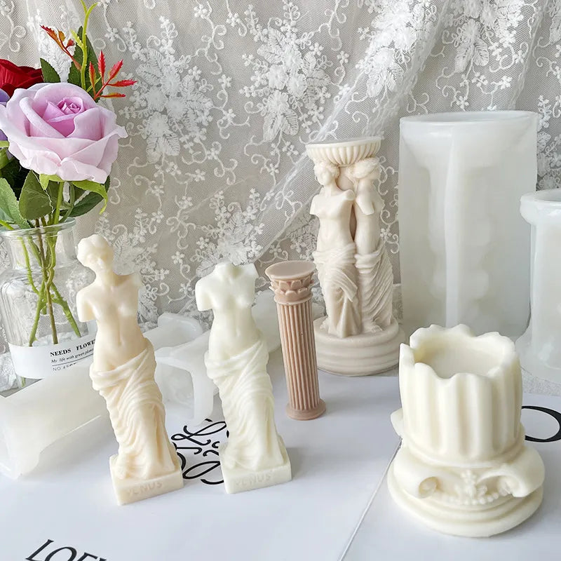 Venus Candle Mould - Body & Bust