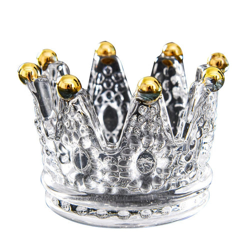 Crown Candle Holder - Two Piece Set