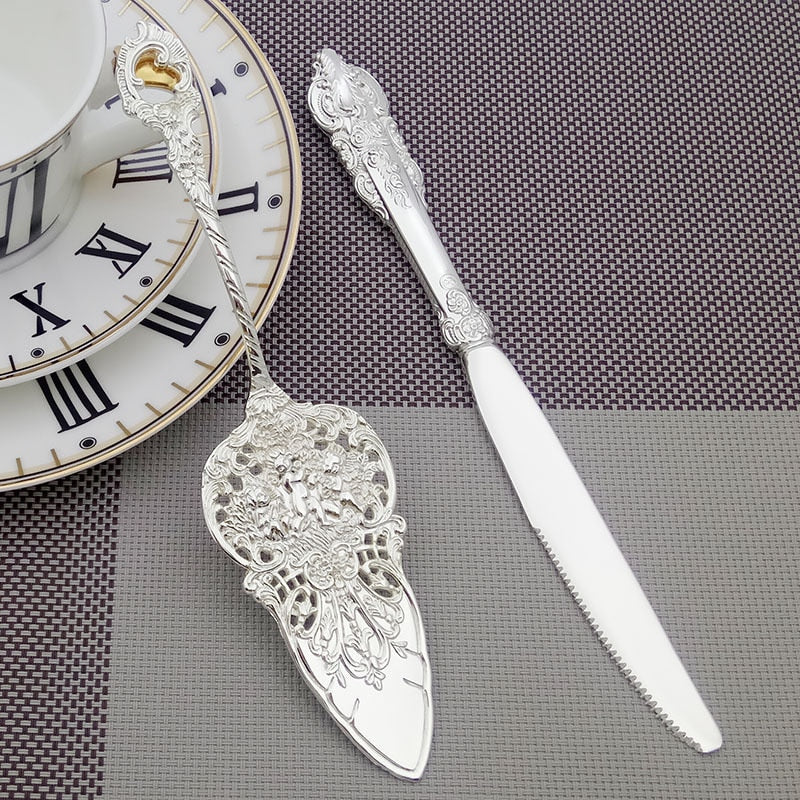 Silver Palace Cake Server Set