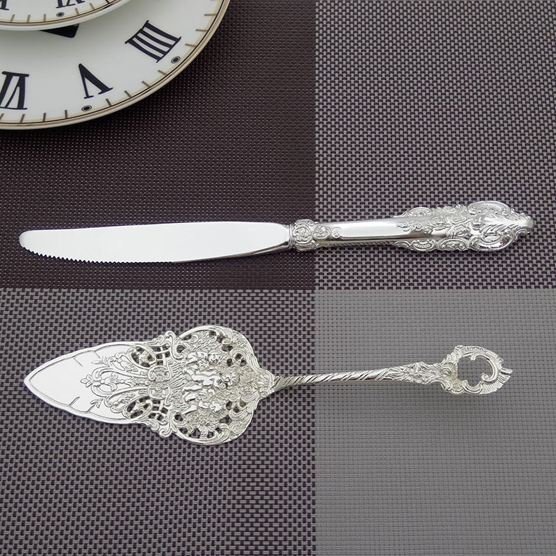 Silver Palace Cake Server Set