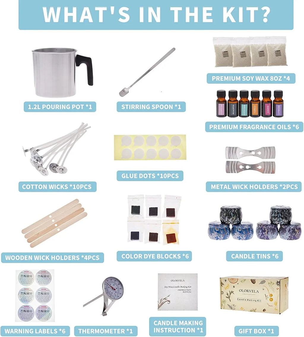 Olorvela Candle Making Kit