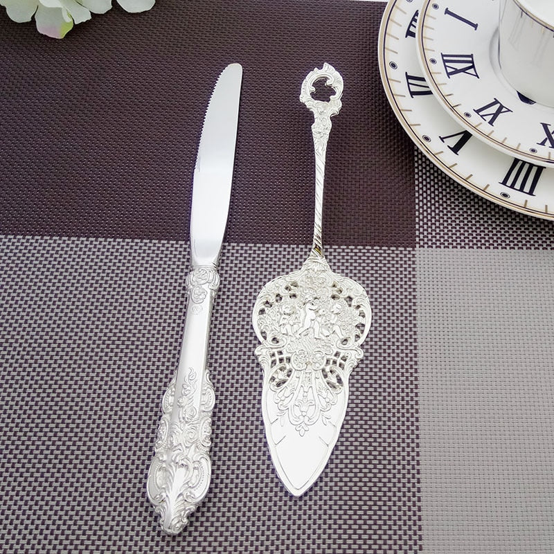 Silver Palace Cake Server Set