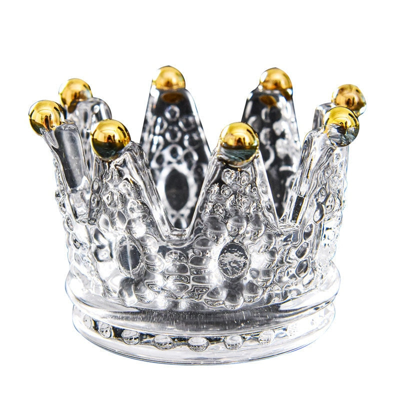 Crown Candle Holder - Four Piece Set