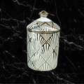 Bianco Silver Foil Vessel - Prisms