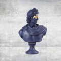 The Apollo Sculpture -  Blue & Gold